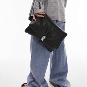 Top shop Cleo oversized puffy clutch